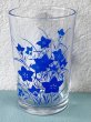 画像6: 東洋ガラス　懐かしいレトログラス　桔梗　花柄ブルーグラス　タンブラー　G230 (6)