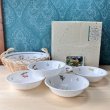 画像2: コレール　CORELLE　岩城硝子　サラダセット　プリティフルーツ　サラダボウルセット　籠付き (2)