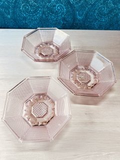 TOYO 東洋ガラス シャンゼリーゼ ハートオーバルプレートセット ピンク ガラス器 各枚数 GUS155