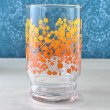 画像4: 佐々木ガラス　オレンジグラデーション　小花柄グラス　 (4)