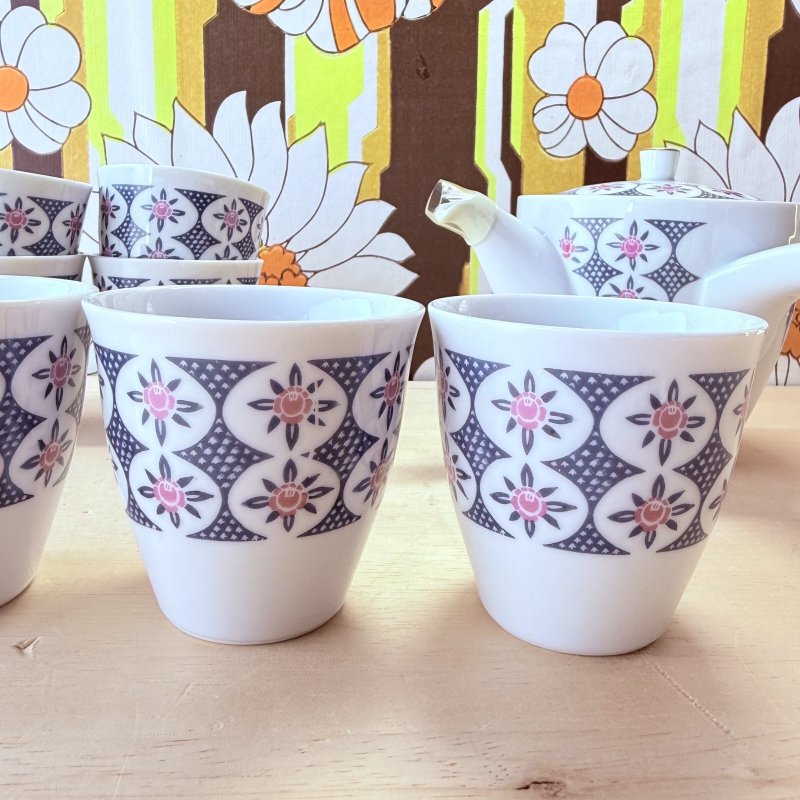 画像9: ニットーローヤル　nittoroyal RC ノリタケ　薔薇柄の湯飲み　急須　各種 (9)