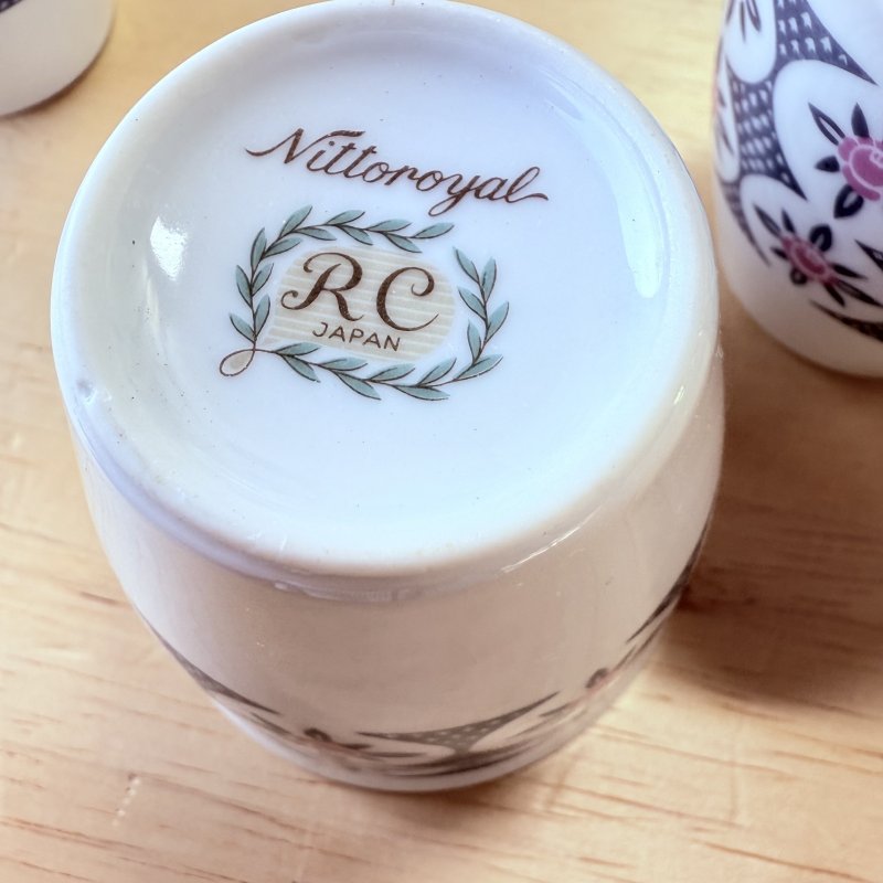 画像10: ニットーローヤル　nittoroyal RC ノリタケ　薔薇柄の湯飲み　急須　各種 (10)