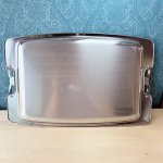 画像7: 純喫茶　ステンレストレイ　卓上トレー　シルバー　昭和レトロ (7)