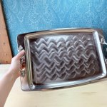 画像8: 純喫茶　ステンレストレイ　卓上トレー　シルバー　昭和レトロ (8)