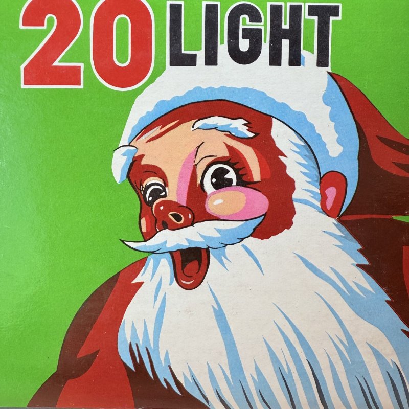 画像7: ちょっとだけアウトレット　昭和レトロクリスマスライト　イルミネーション電飾　サンライズ星型　特大サイズ　ライト　20球 　 (7)