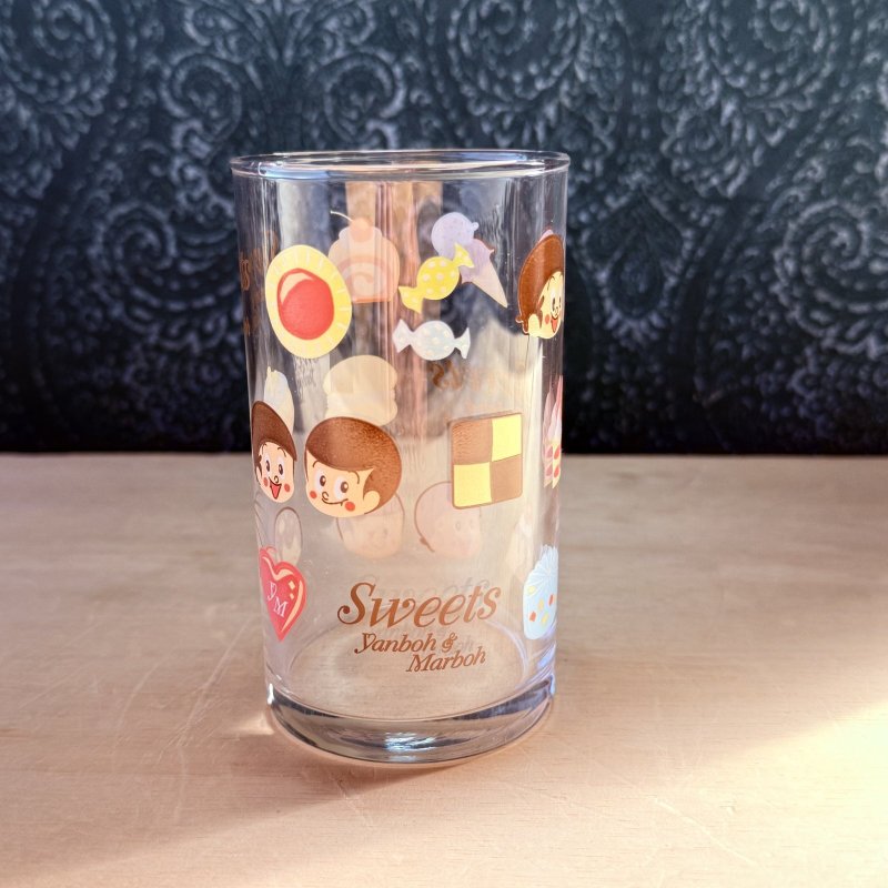 画像1: sweet　ヤン坊マー坊　ノベルティグラス　ヤンマー　 (1)
