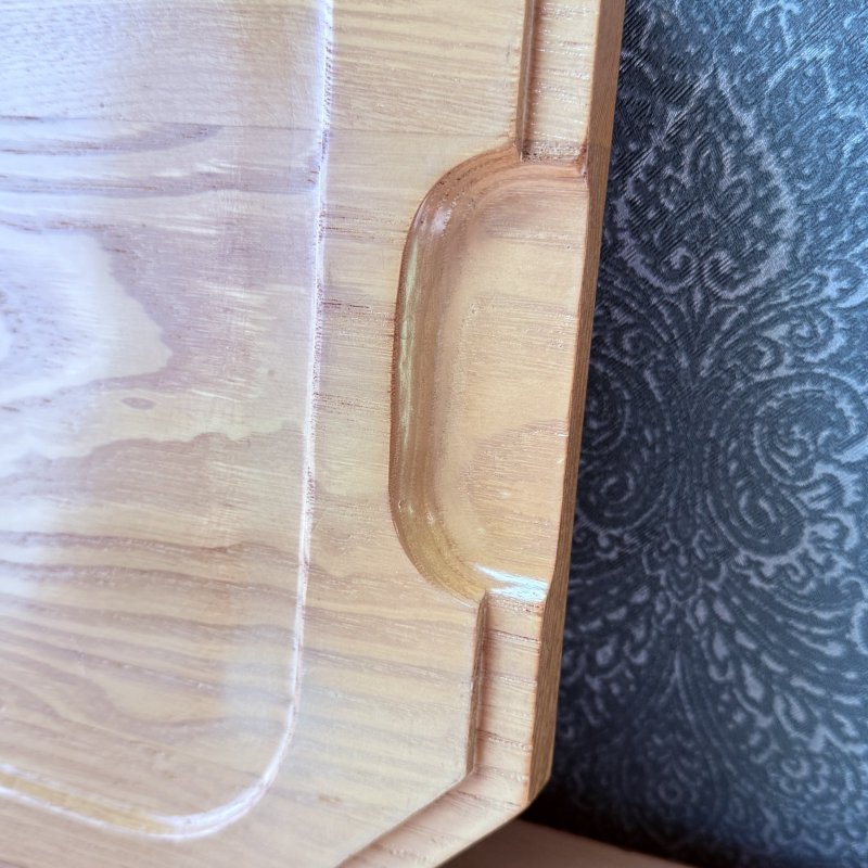 画像9: 純喫茶　テスク　業務用　木製トレイ　大きめの配膳トレー (9)