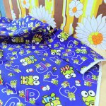 画像5: SANRIO　サンリオ　レトロ生地　けろけろけろっぴ　102×61 (5)