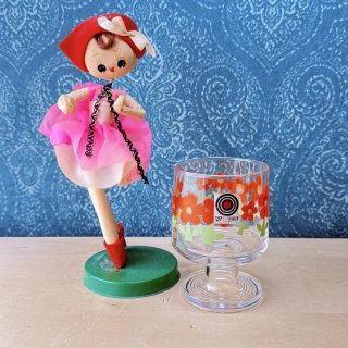 レトロポップ お花かご1個〜お得5個☆ 昭和玩具 花付き籠