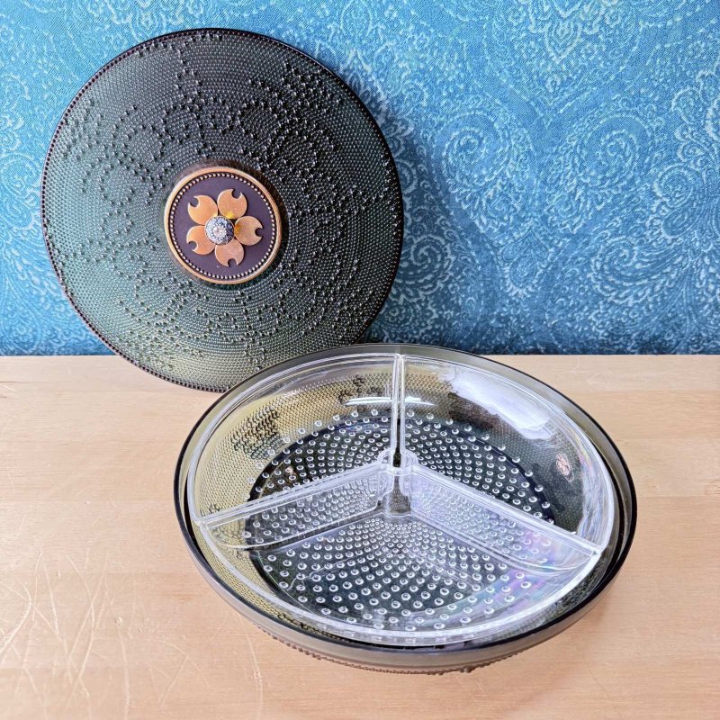 画像5: ワールド印　パール　ファミリーケース　丸型　オードブルケース　お菓子入れ　大阪万博　EXPO70 (5)