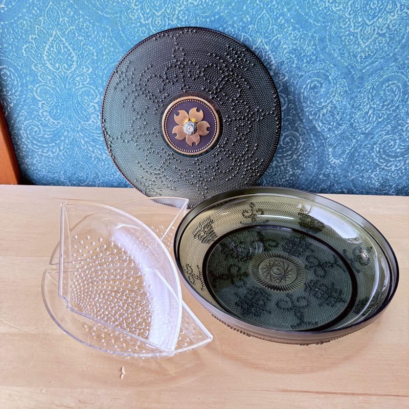 画像8: ワールド印　パール　ファミリーケース　丸型　オードブルケース　お菓子入れ　大阪万博　EXPO70 (8)