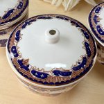 画像5: NIKKO　ニッコー　ダブルフェニックス　牡丹　花柄　蓋付き湯飲み　5客揃え (5)
