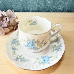 画像2: 保谷　HOYA　ブルーフラワー　花柄　カップ＆ソーサー (2)