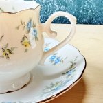 画像3: 保谷　HOYA　ブルーフラワー　花柄　カップ＆ソーサー (3)