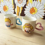 画像3: カワゆいィ〜わたし　イカしてるゥーおれ　ファンシーマグカップペアセット (3)