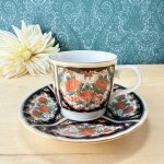画像1: 有田焼　伊万里　弥左エ門窯　カップ＆ソーサー　錦　 (1)