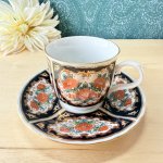 画像2: 有田焼　伊万里　弥左エ門窯　カップ＆ソーサー　錦　 (2)