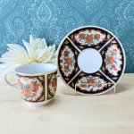 画像7: 有田焼　伊万里　弥左エ門窯　カップ＆ソーサー　錦　 (7)