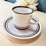 画像3: 純喫茶　ブラウンラインのカップ＆ソーサー　 (3)