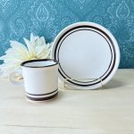 画像5: 純喫茶　ブラウンラインのカップ＆ソーサー　 (5)