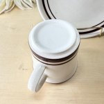 画像6: 純喫茶　ブラウンラインのカップ＆ソーサー　 (6)