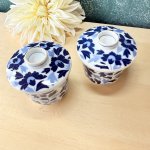 画像3: 滝山　藍色の植物の茶碗蒸し器　1個〜 (3)