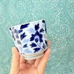 画像7: 滝山　藍色の植物の茶碗蒸し器　1個〜 (7)