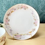 画像7: shibata china 淡く可憐な花柄のカップ＆ソーサー　金縁 (7)