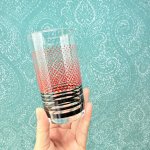 画像3: レトロドット×ボーダーラインタンブラー　水玉グラス (3)