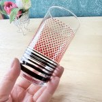 画像5: レトロドット×ボーダーラインタンブラー　水玉グラス (5)