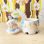 画像4: おじいちゃんの陶器製小物入れ　 (4)