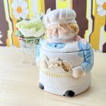 画像8: おじいちゃんの陶器製小物入れ　 (8)
