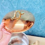 画像6: 銅鍋　スープポット　木製ハンドル　両手鍋 (6)