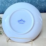 画像6: ARITA　CHINA　金縁　コーラルピンクローズのサラダボウル　取り皿にも。薔薇　花柄　2枚〜 (6)