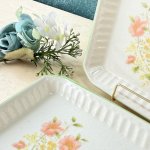 画像9: NT JAPAN フラワー角皿　花柄プレート　2枚セット (9)
