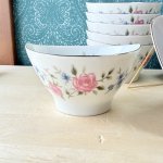 画像2: Clean 花柄食器セット　小鉢6個　角皿6枚　醤油差し付き (2)