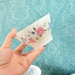 画像4: Clean 花柄食器セット　小鉢6個　角皿6枚　醤油差し付き (4)