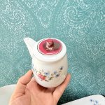 画像10: Clean 花柄食器セット　小鉢6個　角皿6枚　醤油差し付き (10)