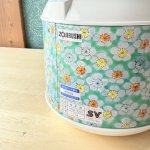 画像9: 象印　和風ポット　梅東風　1ℓ　広口　花柄　グリーン　卓上ポット　魔法瓶 (9)