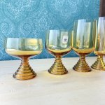 画像5: SOGA GLASS　曽我ガラス　chum　アイスクリームカップ　コブレット　足付きグラス　各種　アンバーグラス　かぶと虫　 (5)