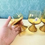 画像6: SOGA GLASS　曽我ガラス　chum　アイスクリームカップ　コブレット　足付きグラス　各種　アンバーグラス　かぶと虫　 (6)