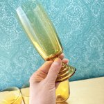 画像7: SOGA GLASS　曽我ガラス　chum　アイスクリームカップ　コブレット　足付きグラス　各種　アンバーグラス　かぶと虫　 (7)