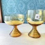 画像13: SOGA GLASS　曽我ガラス　chum　アイスクリームカップ　コブレット　足付きグラス　各種　アンバーグラス　かぶと虫　 (13)