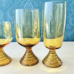 画像14: SOGA GLASS　曽我ガラス　chum　アイスクリームカップ　コブレット　足付きグラス　各種　アンバーグラス　かぶと虫　 (14)