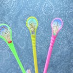 画像5: 王冠印　クラウンマドラー３本セットとおまけのストロー入り　孔雀　タツノオトシゴ　熱帯魚 (5)