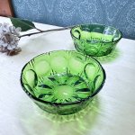 画像8: グリーンガラスの器　ルック　サラダボウル　 (8)