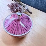 画像6: KINTO　CHINA　モダンシュガーポット　磁器製キャニスター　ピンク　 (6)