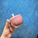 画像4: KINTO　CHINA　モダンシュガーポット　磁器製キャニスター　ピンク　 (4)