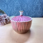 画像3: KINTO　CHINA　モダンシュガーポット　磁器製キャニスター　ピンク　 (3)