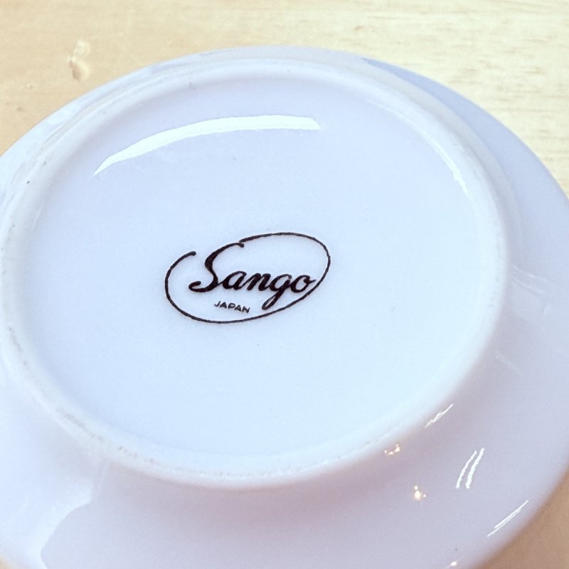 画像6: Sango　三郷陶器　可愛い花柄の角砂糖入れ　シュガーポット　磁器製キャニスター (6)
